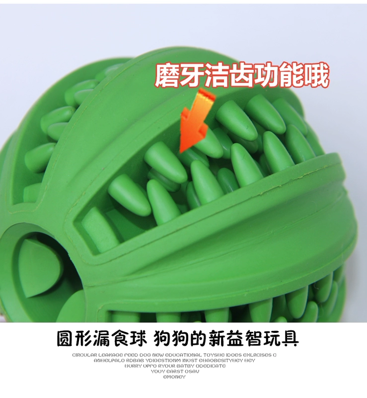 Yite dog toy pet bị rò rỉ thực phẩm bóng mèo đồ chơi bóng bị rò rỉ thiết bị pet đồ chơi nguồn cung cấp bóng Jin Mao Teddy bóng