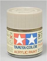 (HY) TAMIYA FIELDS PALACE WATER-BASED PAINT 81531 X-31 METAL TITANIUM GOLD 10ml