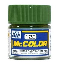 (HY) GSI County Corporal C122 model on color paint oily paint half light RLM82 light green German machine 10ml