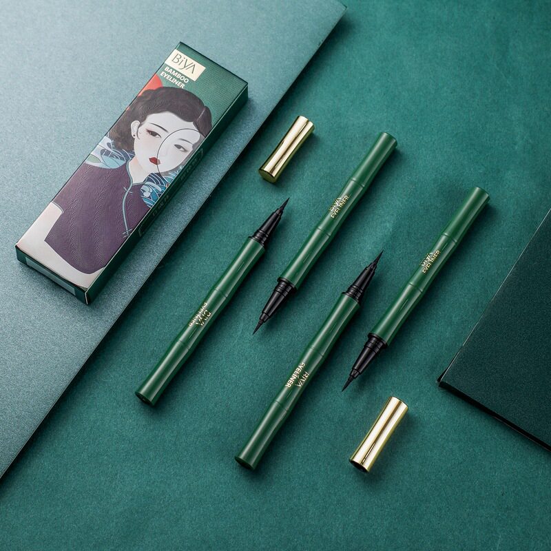 Tian cat u first tried the big card experience with classical one-ink adult eye line liquid pen waterproof and anti-sweat beginner