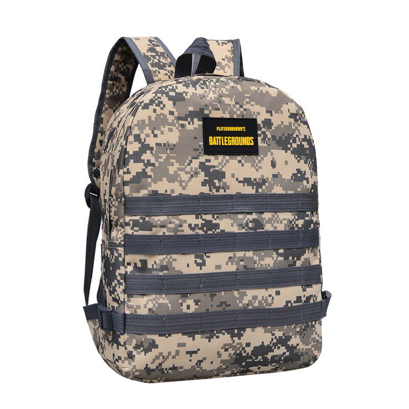 Jedi survival battle royale eat chicken with the same three-level bag three-level backpack Computer backpack male camouflage student school bag