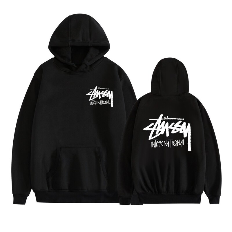 European and American Signature Couple Hoodies, Pullover Casual Loose Long-Sleeve Unisex Autumn and Winter New Hoodies
