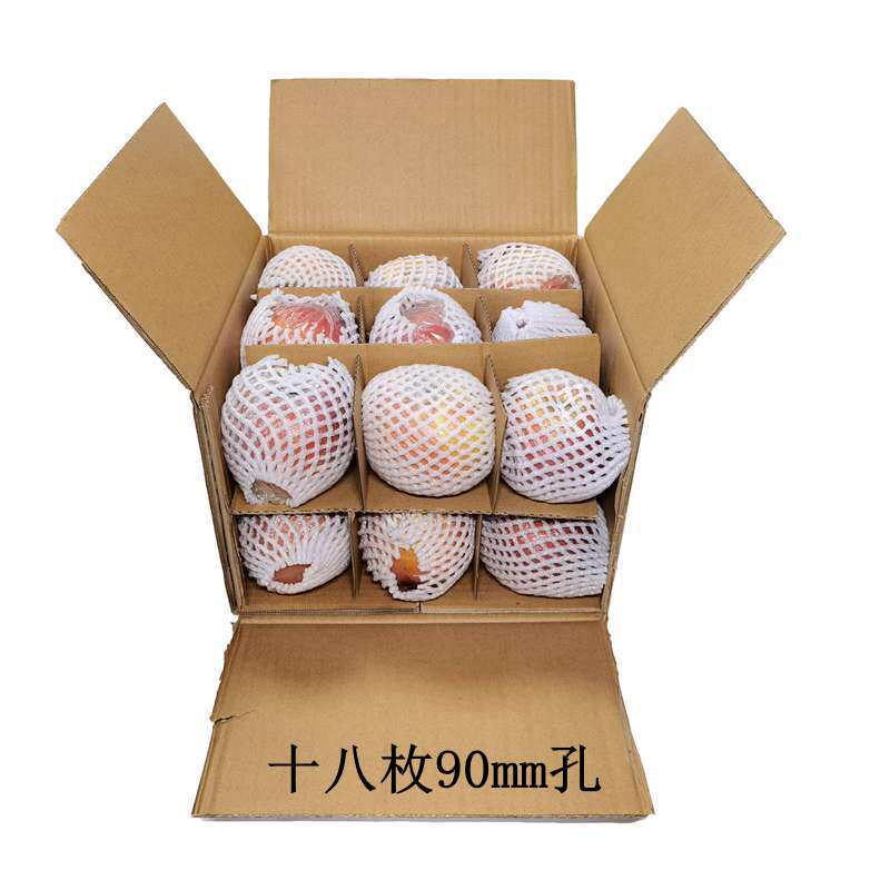 Fruit carton with inner lattice separator for delivery of fruit carton