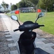 Kính chắn gió xe máy xe máy phổ thông dày lên nhấp nháy xe điện trong suốt phía trước giữ nước kính chắn gió