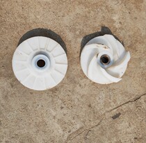32UHB mortar pump impeller Zeus engineering plastics resistant to corrosion and abrasion resistant mortar Pump water pump accessories Jiangsu Jingjiang Pump