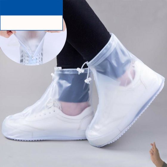 Rain-proof shoe cover rain shoe cover rainy day men and women non-slip rain-proof French wear-resistant sole foot cover children's snow-proof outdoor