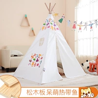 Глупая тропическая рыба (сосновая доска)