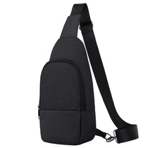 Chest bag mens messenger bag trendy brand canvas youth student fashion Korean version trendy casual mens bag backpack shoulder bag