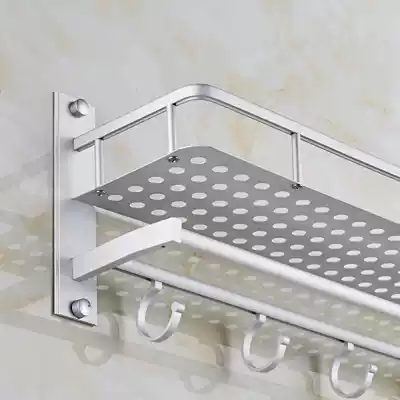 Toilet bathroom powder room shelf layer space aluminum alloy layer wall wash table Wall hanger towel rack