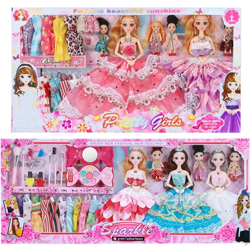 Кукла, комплект, большая подарочная коробка для принцессы, реалистичная изысканная игрушка