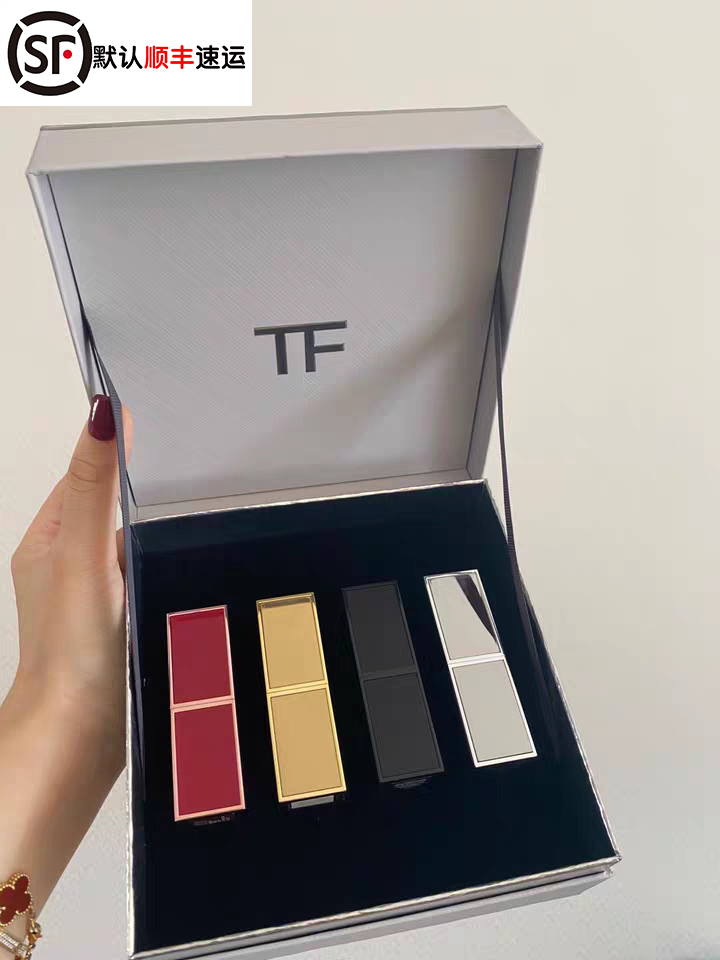 Spot tf tomford Lipstick Set Two Pack Four Pack Hot Color Bag Ribbon
