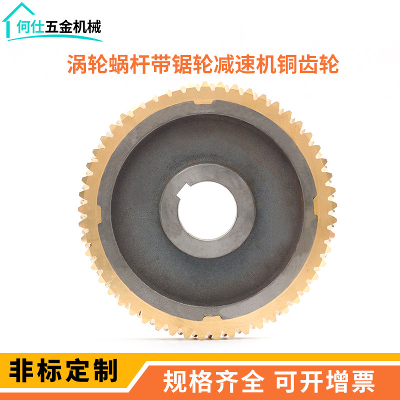 National non-standard custom turbine worm band saw wheel reducer Copper gear band saw bed accessories