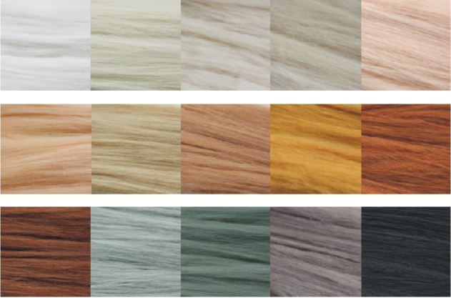 Half price handmade DIY homemade doll bag Wool felt Wool felt new set Animal color 100g refill pack