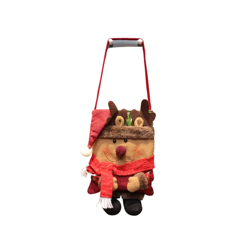 Apple, рождественский креативный декор, милый рюкзак для пожилых людей, детская льняная сумка, подарок на день рождения