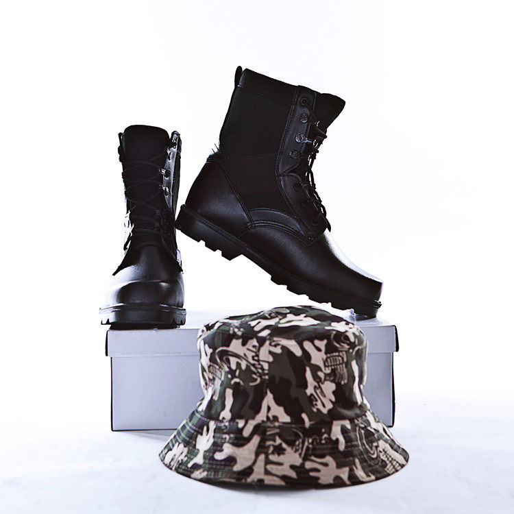 Bottes militaires en cuir - porter - Ref 1398303 Image 16