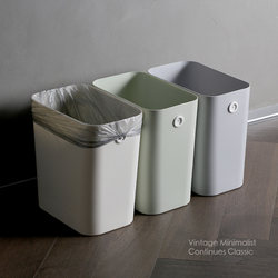Trash can For Home French sanitary bucket Accessible Luxury living room kitchen bedroom bathroom office toilet uncovered wastebasket