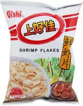 Oishi on good good fresh shrimp slices casual puffed potato chips nostalgic no trans fat children snacks 40g bag