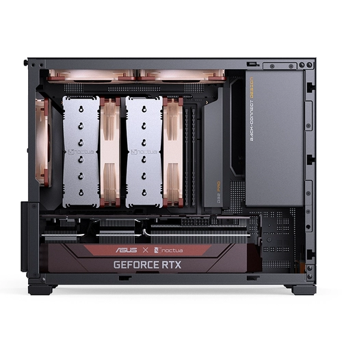 Qiao Sibo D32 Pro Matx Chassis настольный настольный компьютер хост -хост воздух -подставка для оболочки -тип стеклянный стеклянный
