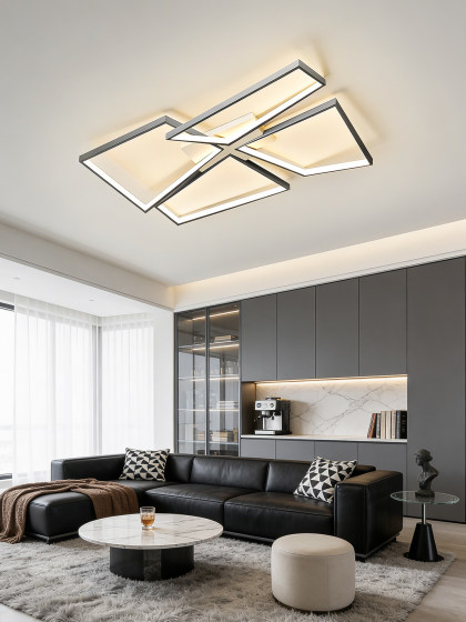 Living Room Lamp, Modern, Simple and Elegant, 2026 New Model, Main Lamp with a High-End Feel, Light Luxury, Self-Built House Bedroom Ceiling Lamp