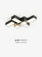 Full-Spectrum Living Room Ceiling Lamp, Creative and Unique Geometric Bedroom Study Lamp, Modern and Simple Whole-House Package Combination