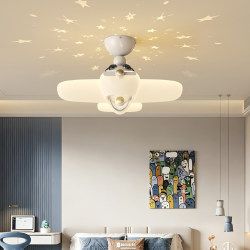 2026 New Model Children's Room Airplane Lamp Creative Starry Sky Ceiling Projection Ceiling Lamp Boy's Bedroom Eye-Protection Lamp