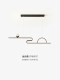 Nordic Light Luxury Creative Butterfly Dining Room Chandelier Modern Minimalist 2024 New Long Strip Study Dining Room Bar Table Lamp