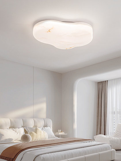 Living Room Ceiling Light Designer Creative Cloud Eye-Protection Main Light 2026 New Model Imitation Marble Master Bedroom Zhongshan Lighting Fixtures