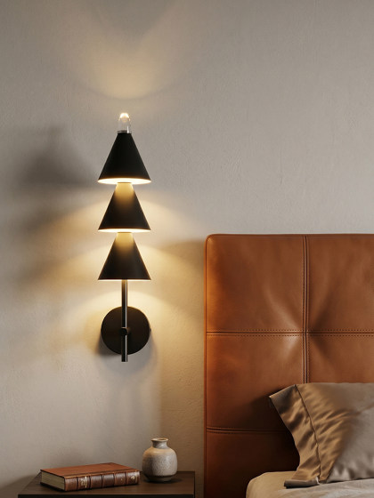 Italian-Style Minimalist Tapered Wall Lamp with a Light Luxury and High-End Feel, Bedroom Bedside Lamp, 2026 New Model, Living Room Background Wall Decorative Lamp