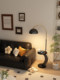 New Style Floor Lamp Next to the Sofa in the Living Room, High-End Bedside Table Lamp in the Bedroom, Integrated Shelf, Ambient Light