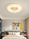 Fan Light, Creative Fish-Shaped Bedroom Room Ceiling Light, Home Dining Room Light, Invisible Silent Ultra-Thin Integrated Led Light