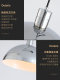 Nordic Retro Movable Chandelier Bauhaus Minimalist Study Island Dining Bar Retractable Creative Chandelier