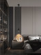 Bedroom Bedside Small Pendant Lamp, Modern Simple Light Luxury, Atmospheric Bar Table Lamp, Nordic Background Wall Adjustable Pendant Light