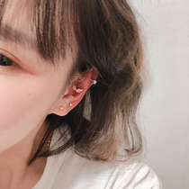 Butterfly ear bone nail female super small mini butterfly earrings Diamond zircon ear bone rhinestone hypoallergenic full drill
