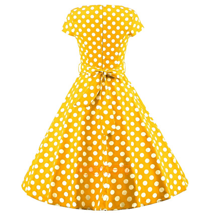 Mới ngắn- tay màu đỏ và trắng lớn sóng váy váy mỏng mỏng retro Hepburn váy đầm lớn xoay váy dài để gửi vành đai đầm hoa nhí
