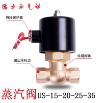 Delixi steam valve US 2L two-position two-way direct-acting solenoid valve High temperature valve Corrosion resistance US-15-20-25