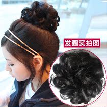 Wig circle female disc hair curl hair circle Bud hair decoration head flower balls Scalp tendons head rope fluffy simulation head flower