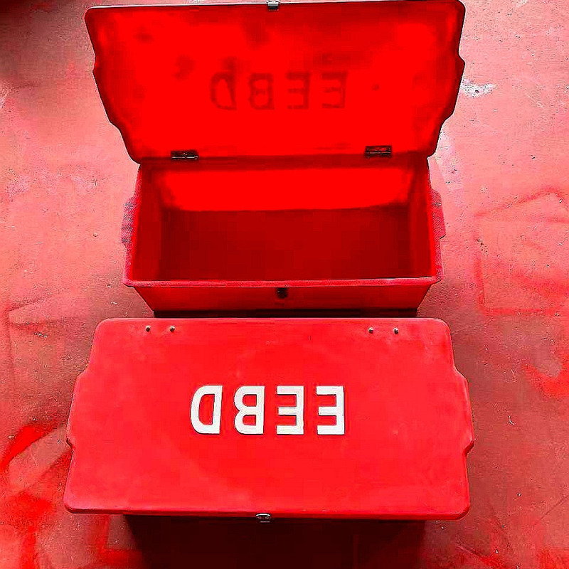 Eebd Storage Box Marine Emergency Escape Respirator Box Fiberglass Box Sun Protection Release Box Waterproof Cabinet