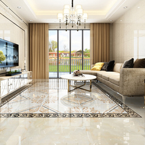 Hudson living room entrance mosaic tile tile 800x800 European ground imitation waterjet shape corridor Phoenix