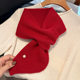 2025 New 100% Wool Knitted Cross Small Scarf Women's Autumn and Winter Korean Style Versatile Warm Student Scarf Trendy