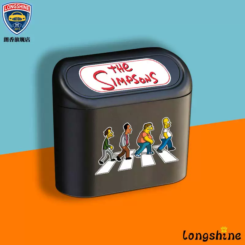 Собрание Simpsons Beatles Band совместно автомобильный мусорный бак интерьерные декоративные принадлежности Дакау́н в автомобильном хранении
