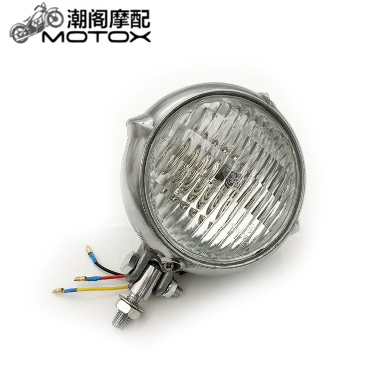 Harley xe máy trường học cũ retro tân trang kính đèn pha vàng đèn pha đèn pha