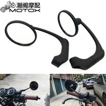 Motorcycle accessories Jialing modified vintage classic metal round mirror mirror mirror mirror mirror M8 screw 10