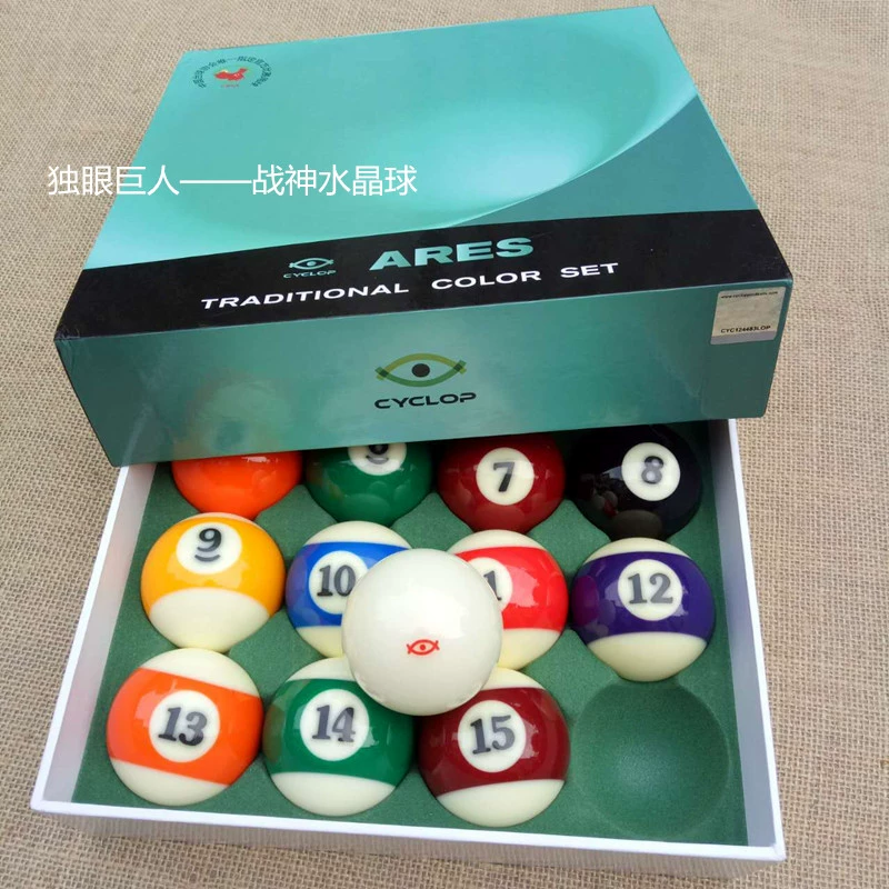 Đen 8 billiards quả cầu pha lê billiards bi da billiards lớn tiêu chuẩn billiards trẻ em của billiards cung cấp