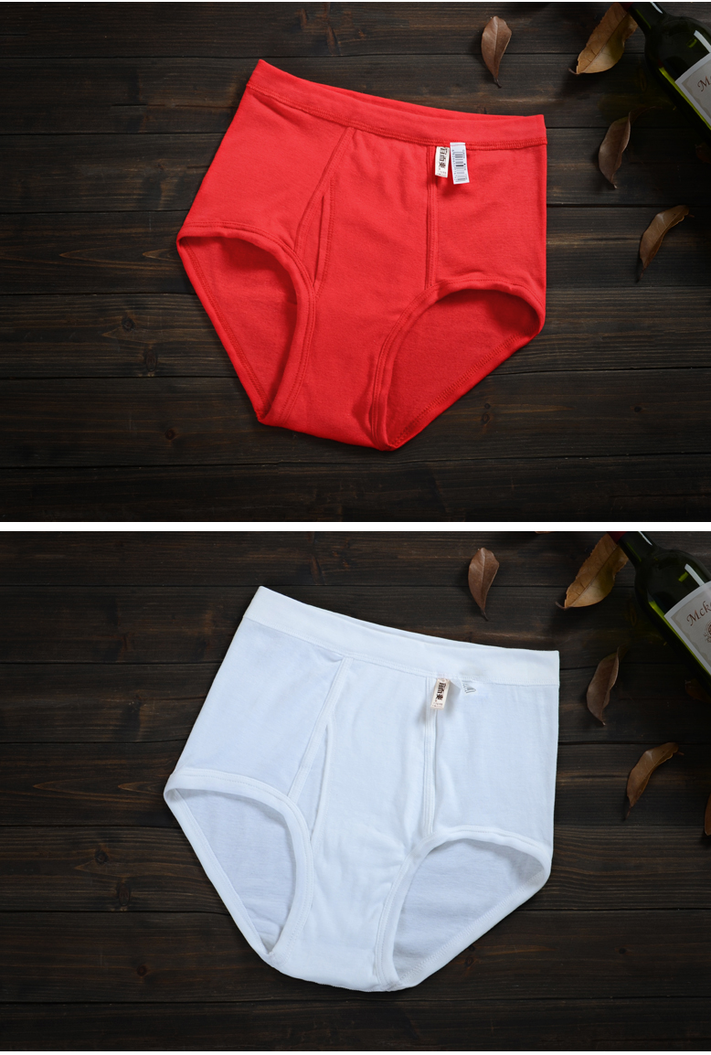 3 quần lót và mát mẻ chính hãng quần short cotton cao eo nam kích thước lớn quần short cotton trung niên lỏng lẻo quần lót nam trung niên