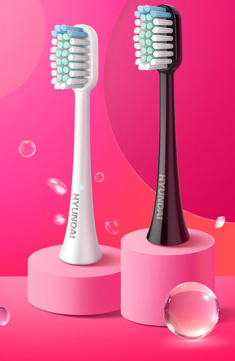 South Korea HYUNDAIX200 electric toothbrush head a box of two imported bristles deep cleaning whitening