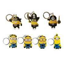 Creative car keychain men and women key chain stainless steel key ring anti-lost keychain bag pendant small gift