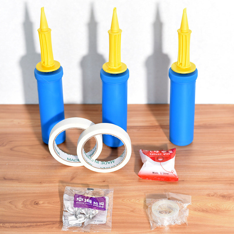Balloon sticky glue double-sided dispensing balloon chain glue balloon manual two-way pump portable accessories tool