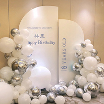 18-year-old adult ceremony kt board birthday arrangement goddess party balloon adult boyfriend 30-year-old one-year-old background wall