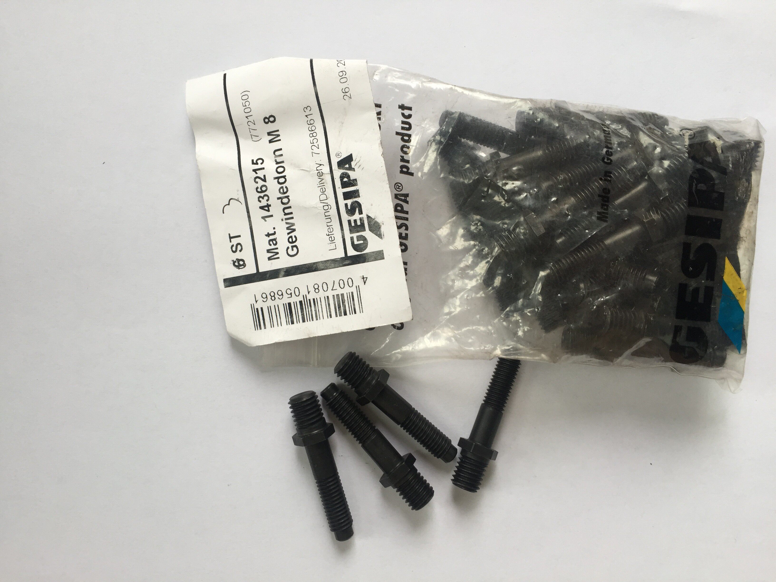 German GESIPA rivet gun accessories gun muzzle gun nozzle threaded rod 1436221 1436283 1436220