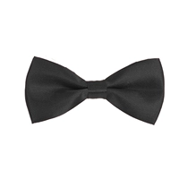 Черная галстук-бабочка